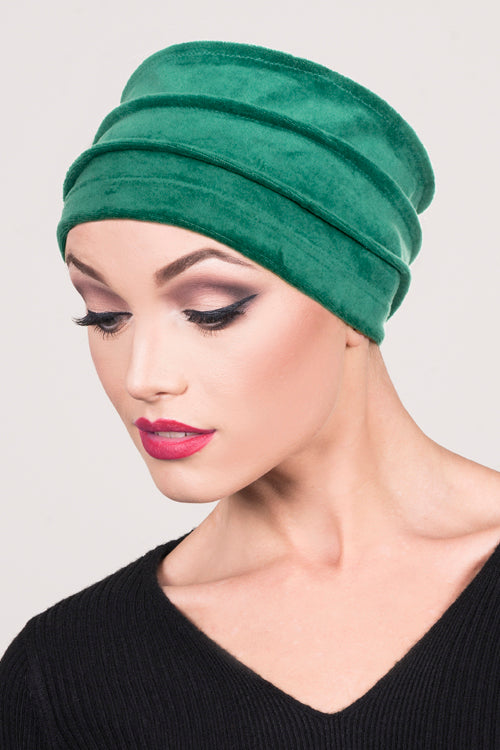 Copy of Brooklyn Hat in Forest Green - Headwear by Hairworld