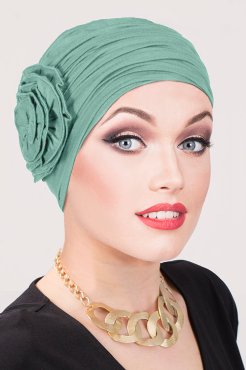 Sorrento Hat in Sage - Headwear by Hairworld
