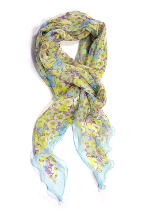 Maxi Scarf in Summer Meadow - Headwear by Hairworld