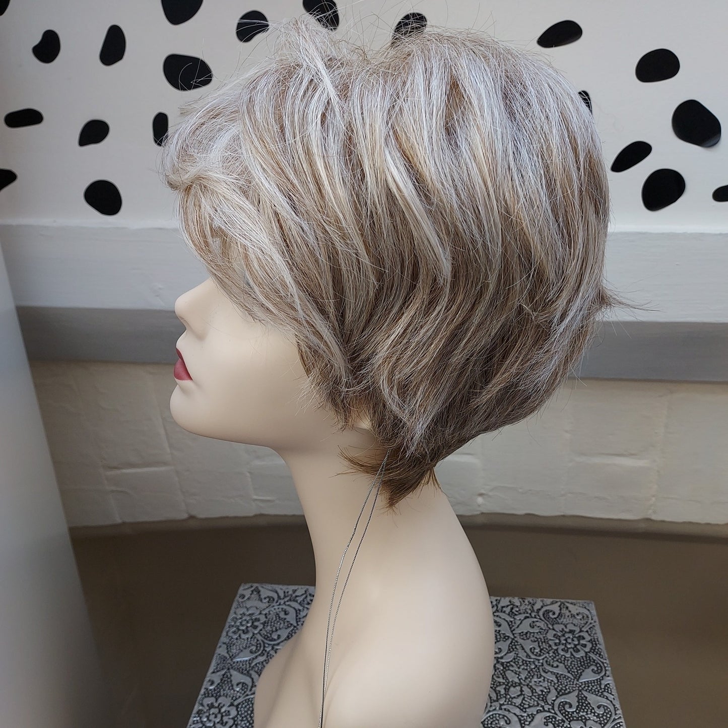 Rita HD synthetic wig in 101F48T by Jon Renau