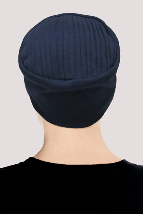 Anna Hat in Navy - Headwear by Hairworld