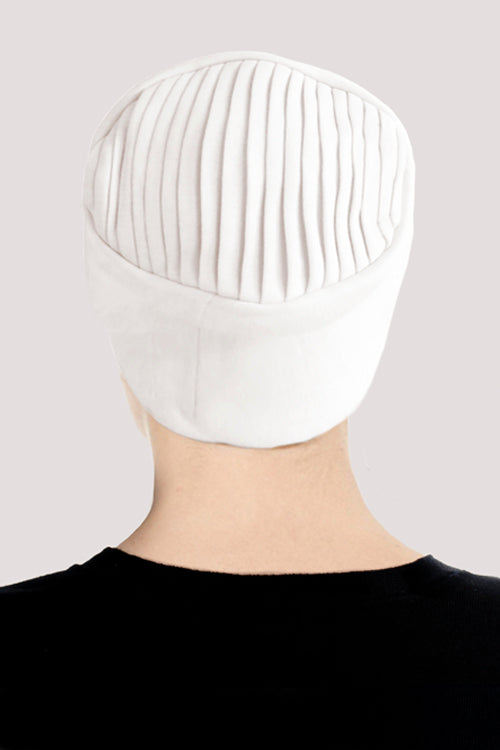 Anna Hat in White - Headwear by Hairworld