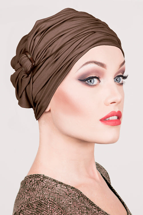 Milan Hat in Cocoa - Headwear by Hairworld