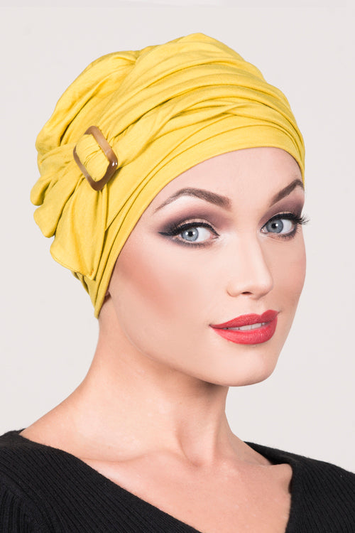 Milan Hat in Mustard - Headwear by Hairworld