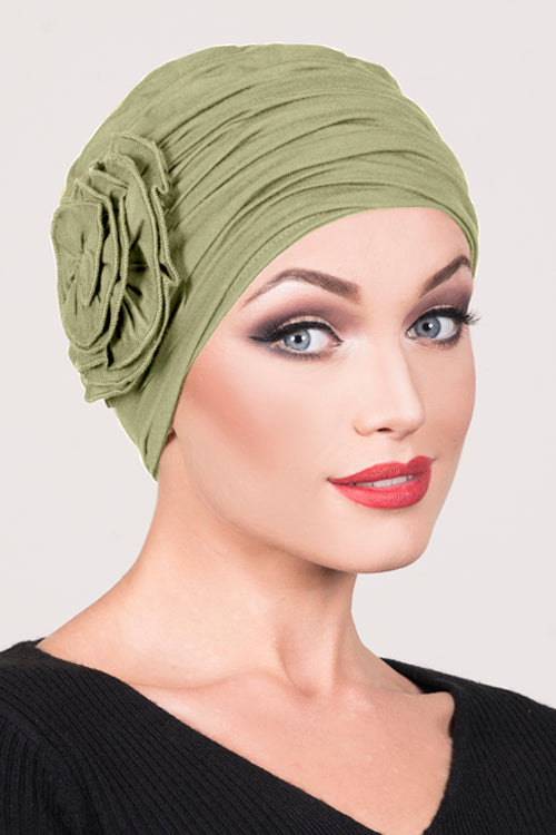 Sorrento Hat in Olive - Headwear by Hairworld
