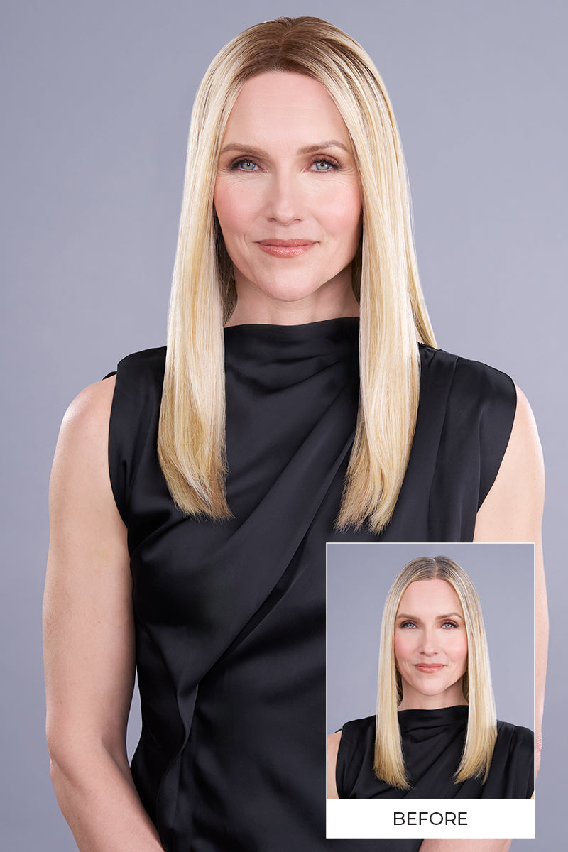 Top Trend Lace HD Synthetic Straight 18" - Jon Renau Toppers