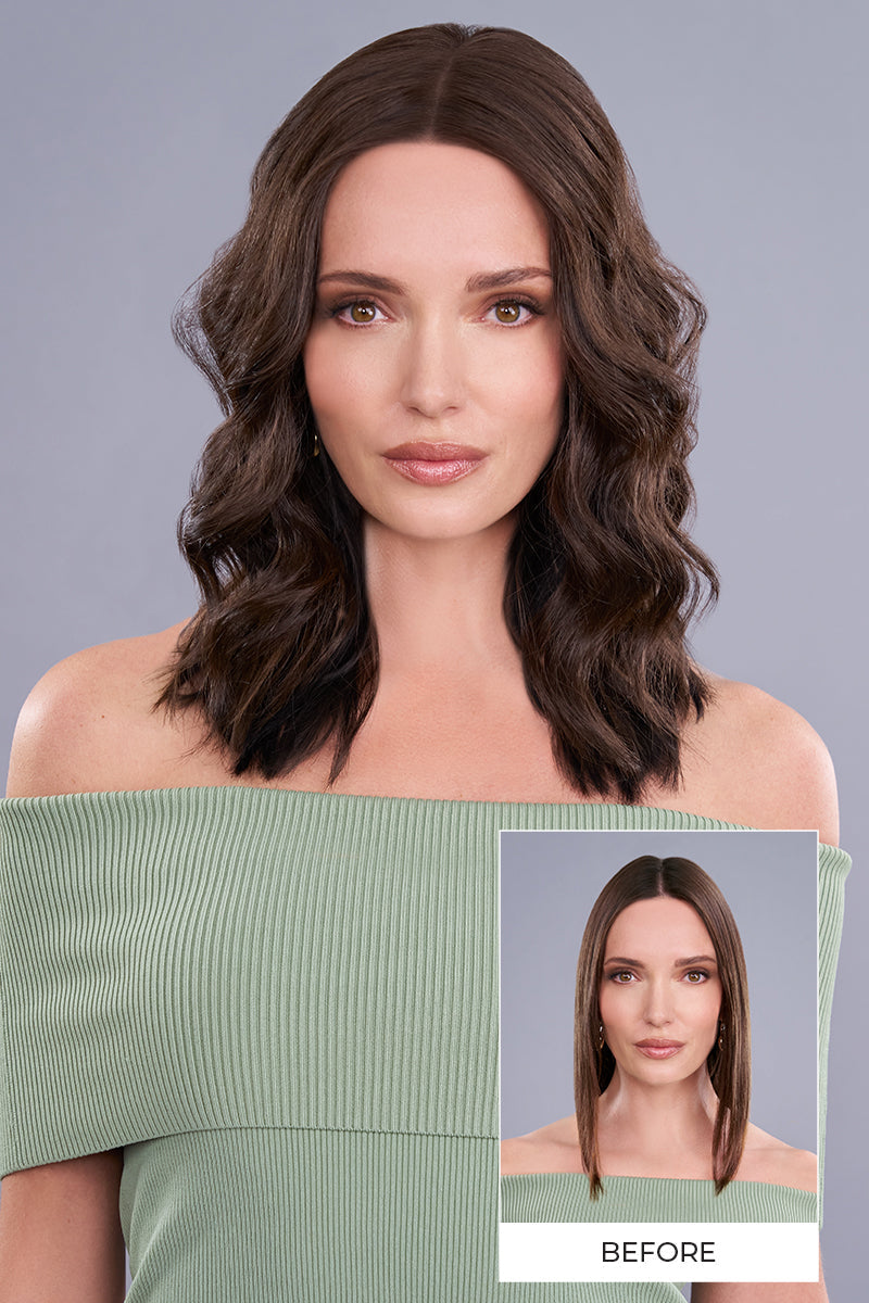 Top Trend Lace HD Synthetic Wavy 18" - Jon Renau Toppers