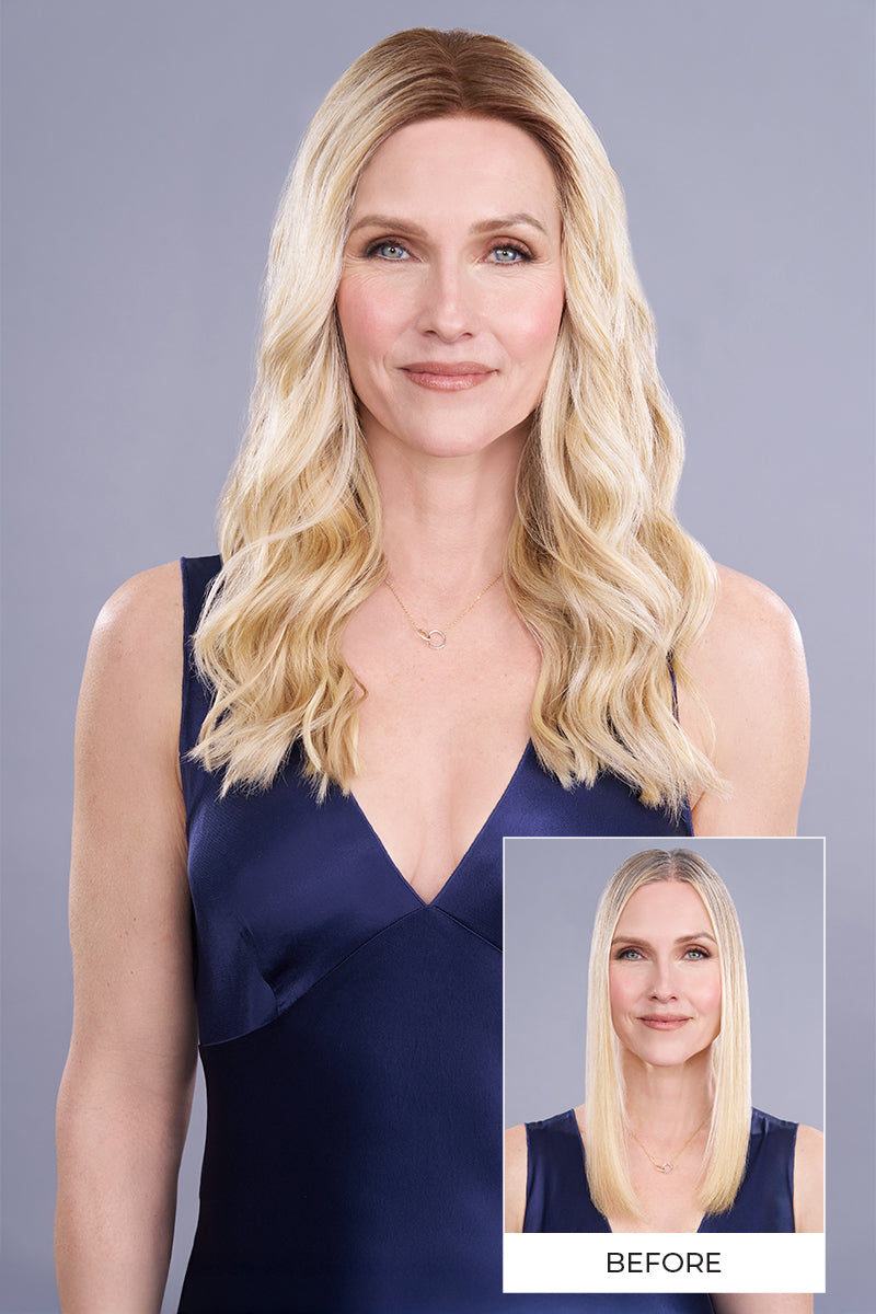 Top Trend Lace HD Synthetic Wavy 14” - Jon Renau Toppers