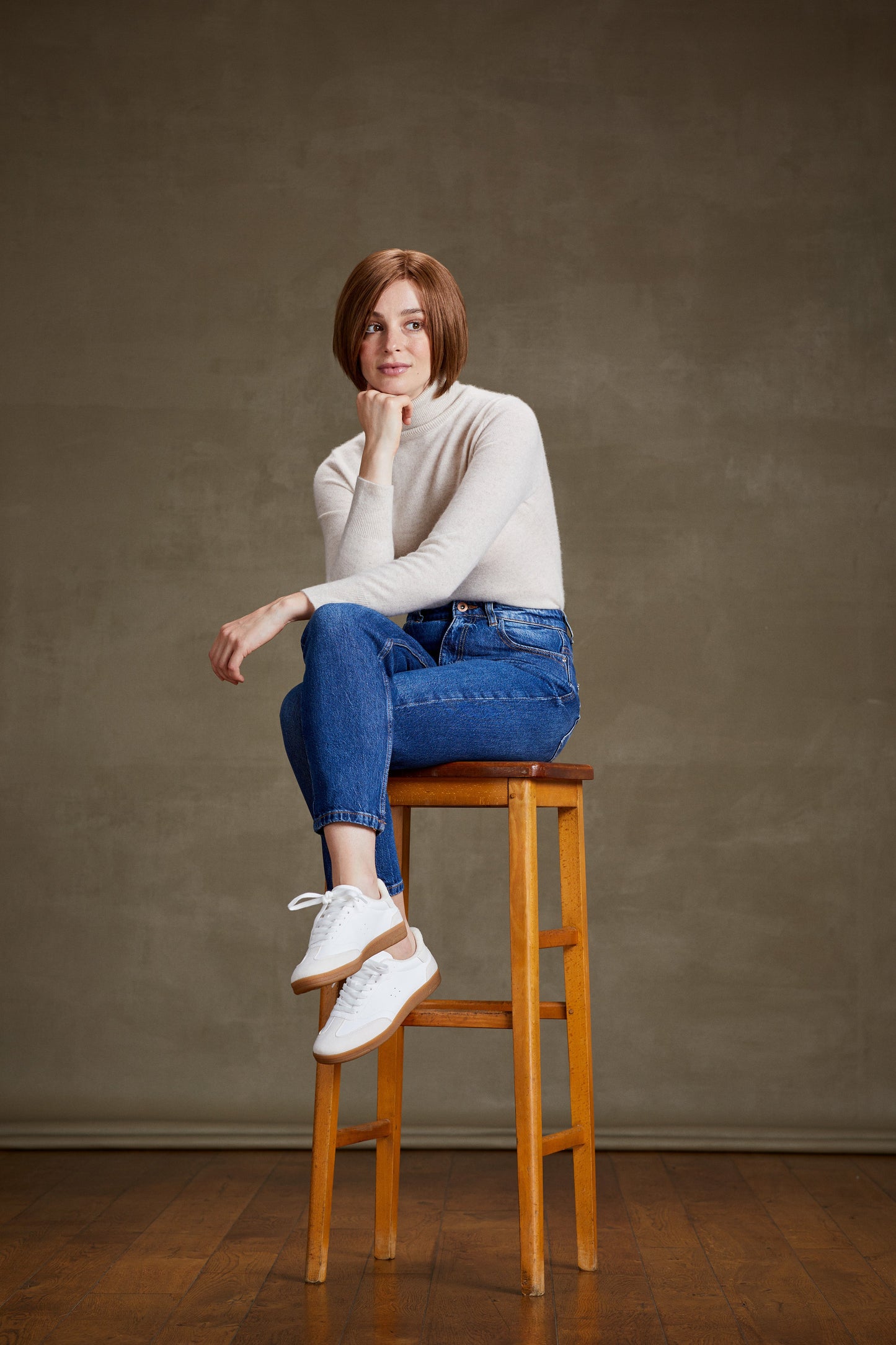 Crystal Human hair wig.