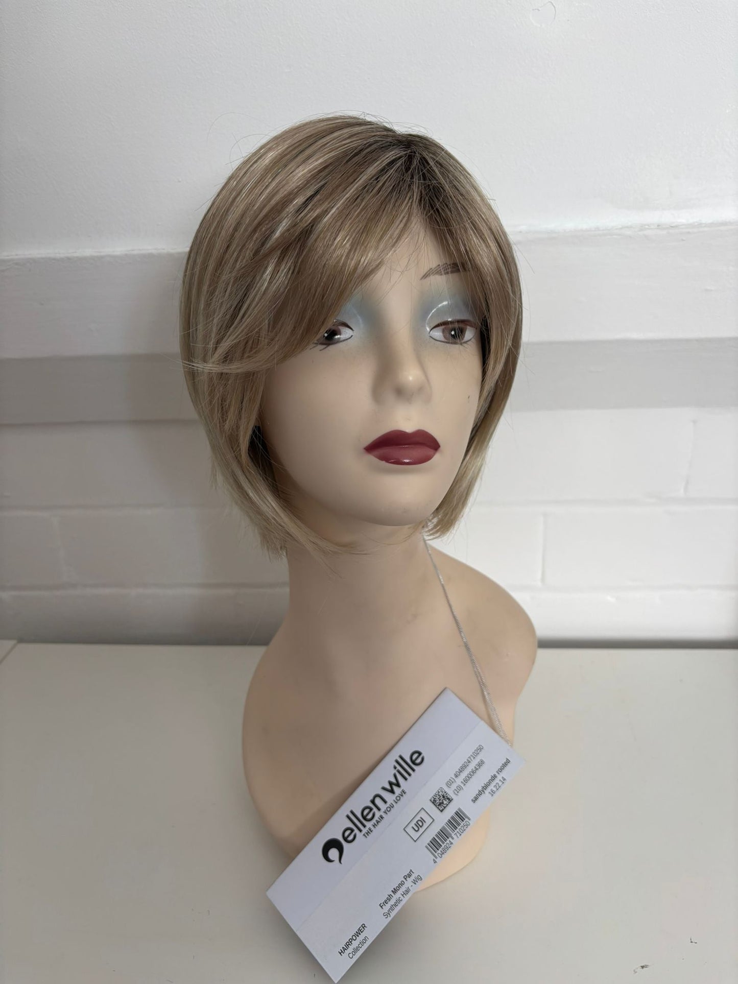 Fresh mono part- sandyblonde rooted By Ellen Willie Hairpower collection